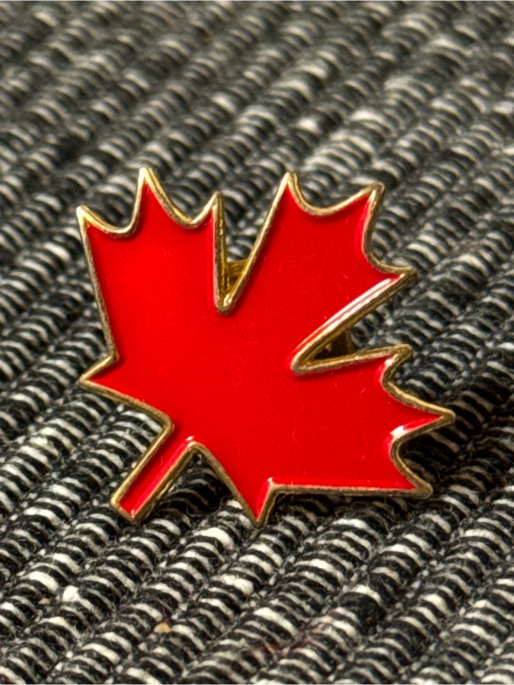 Red Maple Leaf Enamel Lapel Pin #3